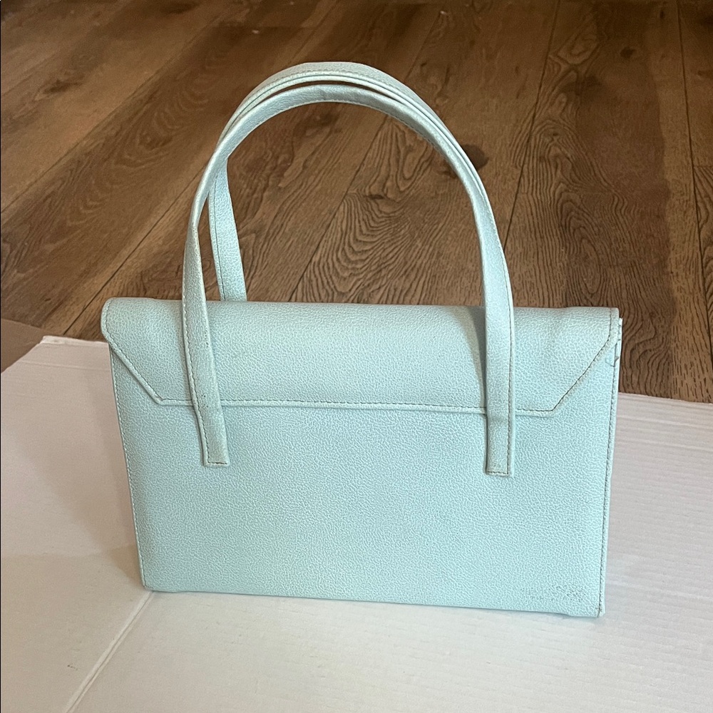 Vintage inspired Pastel Green hand bag - Picture 2 of 7